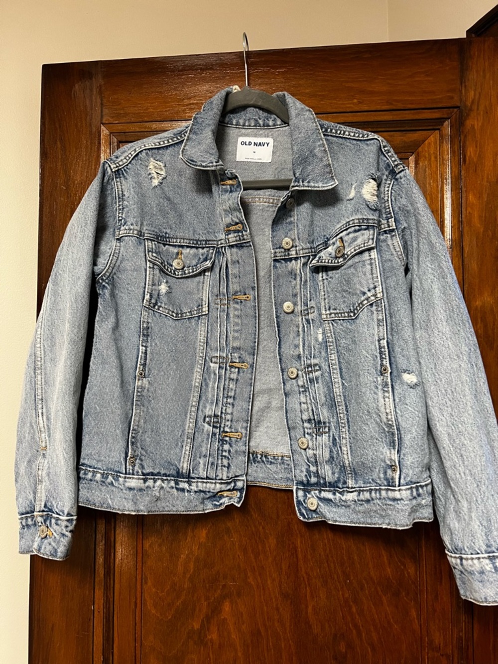 Old Navy Faded Blue Denim Jacket